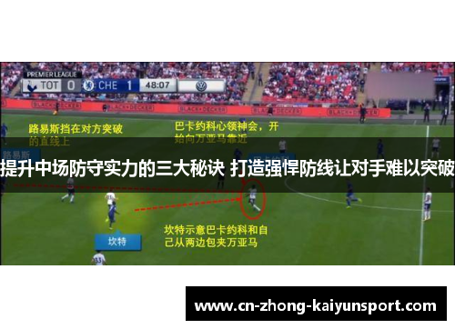 提升中场防守实力的三大秘诀 打造强悍防线让对手难以突破
